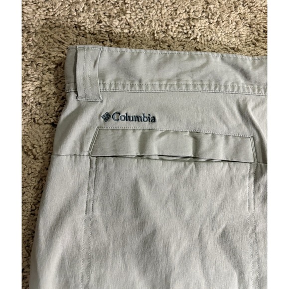 Columbia Pants Men 38W 32L Omni-Shield Repellency Tan Lightweight Hiking Outdoor - Picture 11 of 12